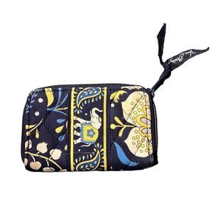 Vera Bradley Women's Multicolor Elephant Zip Around Credit Card Accordion Wallet